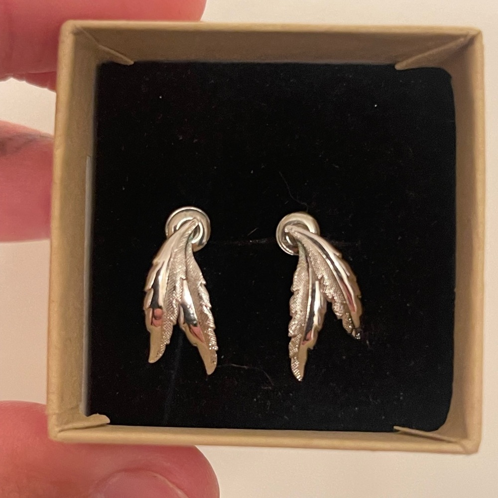 Feather earrings